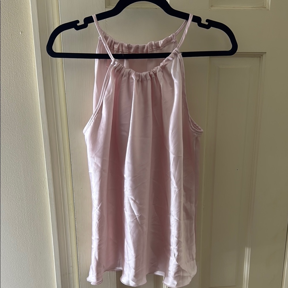 Chic Pink Sleeveless Tank Top